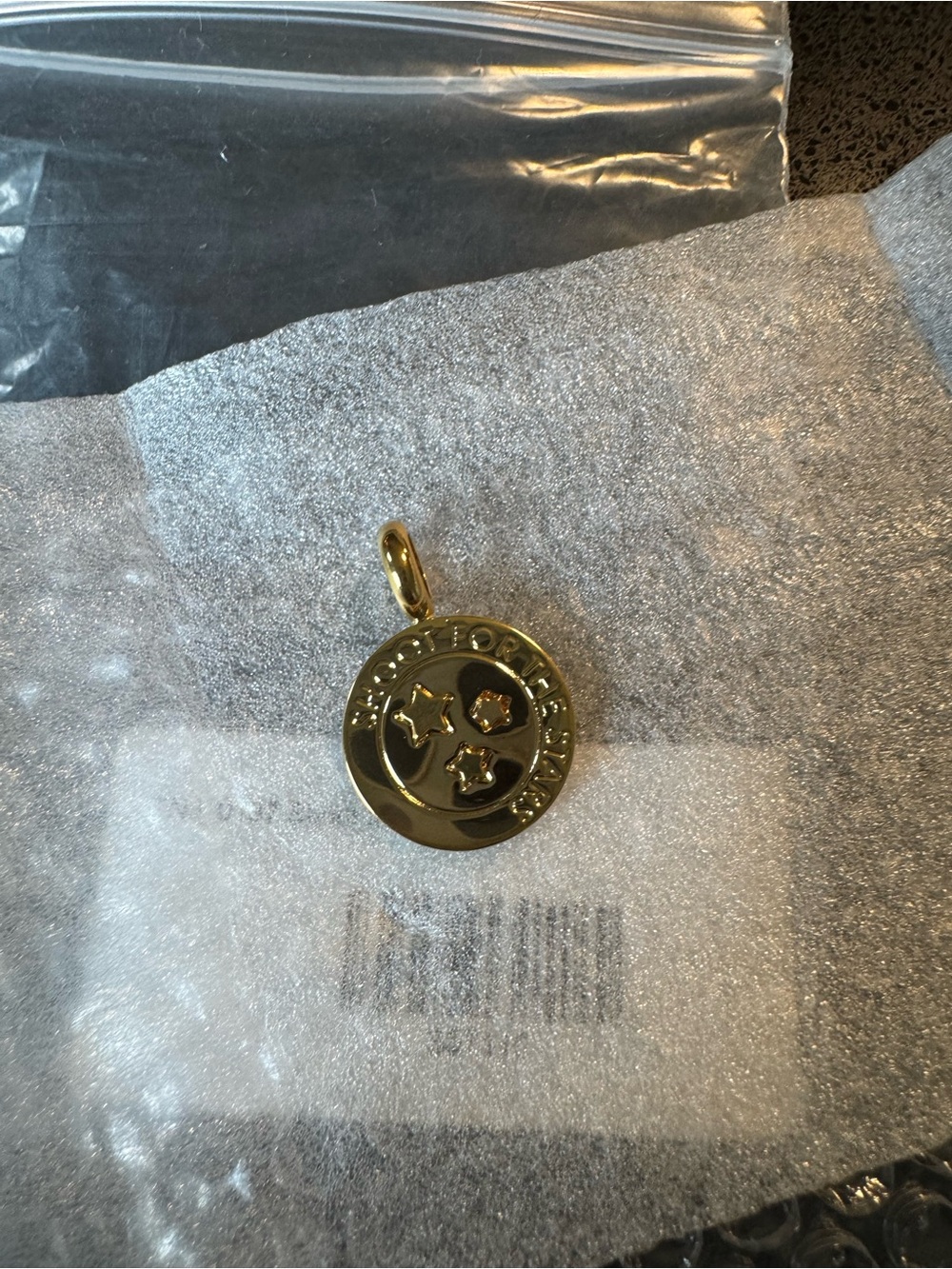 NEW Tuckernuck Shoot for the Stars Charm Rare Collectible Piece Gold Jewelry - Picture 2 of 5